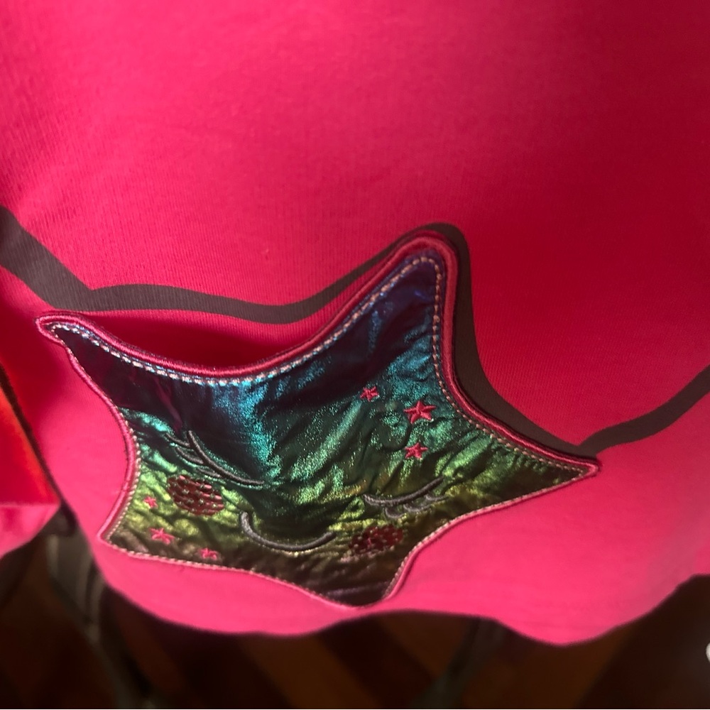🆕 Flapadoodle hoodie with Iridescent Star Pocket Purse. Sizes 2. Adorable. 💝 - Picture 3 of 12